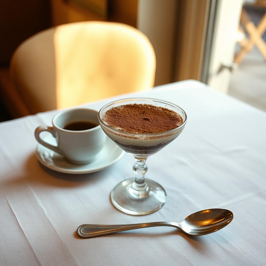 Tiramisu in Treviso, Italia